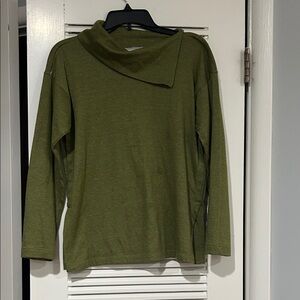 Max Studio Olive Cowl Neck Sweater